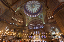 Istanbul - 3-5 October 2013 / Details of this amazing roof in the blue mosque