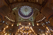 Istanbul - 3-5 October 2013 / Details of this amazing roof in the blue mosque