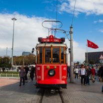 Istanbul - 3-5 October 2013 / Tramway on Taksim square