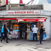 Istanbul - 3-5 October 2013 / Small shop on Taksim Square
