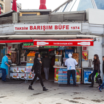 Istanbul - 3-5 October 2013 / Small shop on Taksim Square