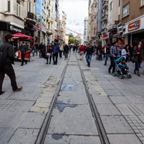 Istanbul - 3-5 October 2013 / One of the main shopping street in Istanbul