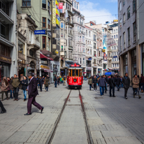 Istanbul - 3-5 October 2013 / One of the main shopping street in Istanbul