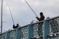 Istanbul - 3-5 October 2013 / Fisherman from the bridge