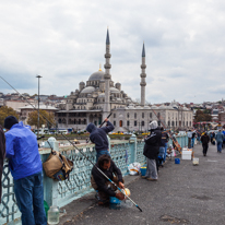 Istanbul - 3-5 October 2013 / Fishermen from the bridge