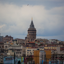 Istanbul - 3-5 October 2013 / The tower on the hills towards Taksim