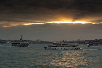 Istanbul - 3-5 October 2013 / Changing lights on the Bosphorus