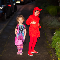 Henley-on-Thames - 25 October 2013 / Oscar and Alana in front of our house