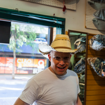 San Antonio - 02 November 2013 / Great shop where Ben wanted to try hats