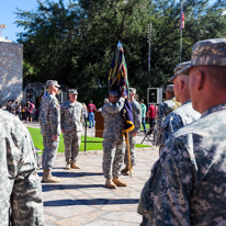 San Antonio - 02 November 2013 / US Army ceremony by the Alamo