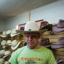 San Antonio - 03 November 2013 / Ben trying more hats
