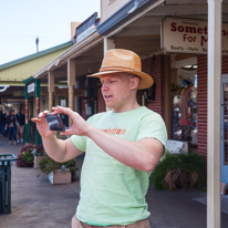 San Antonio - 03 November 2013 / Ben Foster taking photo...