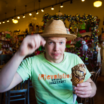 San Antonio - 03 November 2013 / Ben showing off his new hat