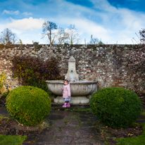 Henley-on-Thames - 08 December 2013 / Alana in the walled garden