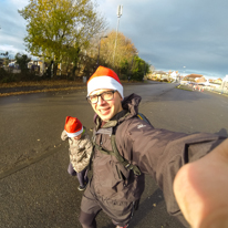 Henley-on-Thames - 12 December 2013 / Running with Oscar by the station