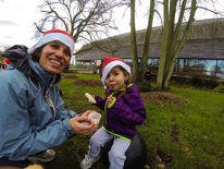 Henley-on-Thames - 12 December 2013 / Alana and Jess after the run...