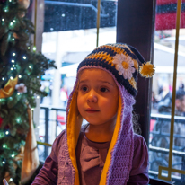 London - 28 December 2013 / Princess Alana with her new hat and also fascinated by Nigel