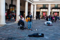 London - 28 December 2013 / musician on the street