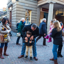 London - 28 December 2013 / Nigel trying to be carried by Oscar...