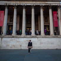 London - 28 December 2013 / A Magician