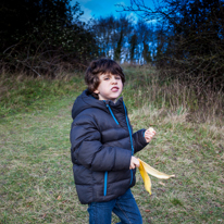 Turville - 02 January 2014 / Oscar having a banana...