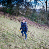 Turville - 02 January 2014 / Oscar having a banana...