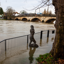 Henley-on-Thames - 08 January 2014 / Flooding by the River Thames in Henley