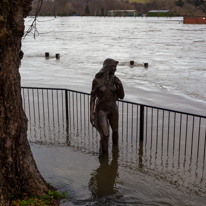 Henley-on-Thames - 08 January 2014 / Flooding by the River Thames in Henley