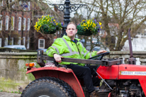 Henley-on-Thames - 08 January 2014 / This guys was keen to be photographed...