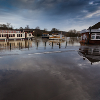 Henley-on-Thames - 08 January 2014 / Flooding by the River Thames in Henley