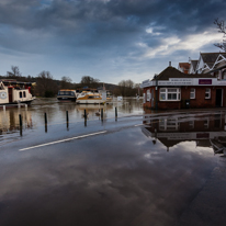 Henley-on-Thames - 08 January 2014 / Flooding by the River Thames in Henley