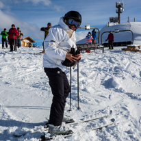 La Plagne - 03 February 2014 / Jess getting ready