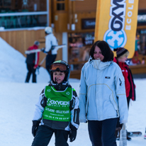 La Plagne - 03 February 2014 / Jess and Oscar after a great day skiing