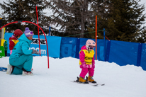 La Plagne - 05 February 2014 / Alana skiing very well