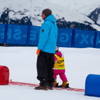 La Plagne - 05 February 2014 / Alana skiing very well