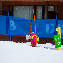 La Plagne - 05 February 2014 / Alana skiing very well