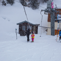 La Plagne - 05 February 2014 / Alana skiing very well