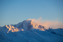 La Plagne - 06 February 2014 / Beautiful views of the mountain of the Alps