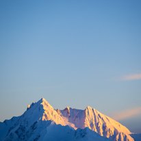 La Plagne - 06 February 2014 / Beautiful views of the mountain of the Alps