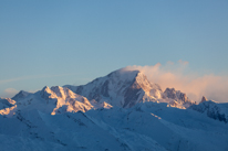 La Plagne - 06 February 2014 / Beautiful views of the mountain of the Alps