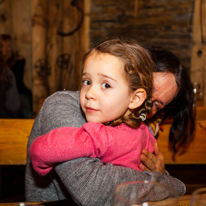 La Plagne - 06 February 2014 / Alana having a cuddle