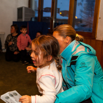 La Plagne - 07 February 2014 / Alana receiving her medal