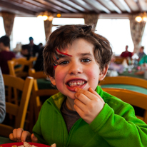 La Plagne - 08 February 2014 / Oscar lost his first teeth...