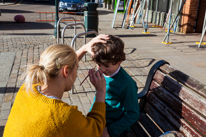 Henley-on-Thames - 16 February 2014 / Oscar getting his face painted as a Pirate