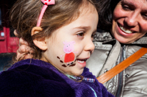 Henley-on-Thames - 16 February 2014 / Alana with a Peppa Pig on her face