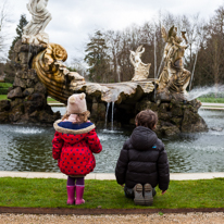 Cliveden - 23 February 2014 / Alana and Oscar by the water