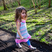 Maidensgrove - 09 March 2014 / Princess Alana with her walking sticks