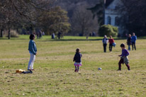 Henley-on-Thames - 16 March 2014 / Oscar, Jess and Alana playing a bit of football