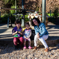 Henley-on-Thames - 16 March 2014 / Alana, Jess and Oscar at Greys Court