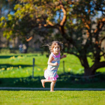 Henley-on-Thames - 16 March 2014 / Alana running and jumping